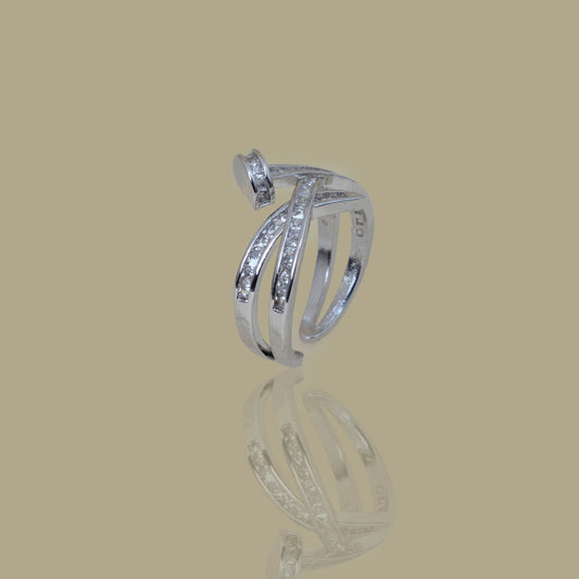 Crystal Infinity Crossover Ring