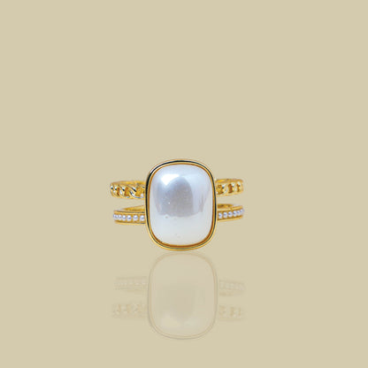 Ocean Pearl Stud Ring