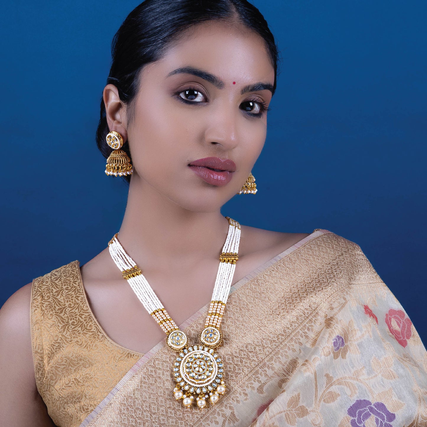 Majestic Kundan Treasure Necklace