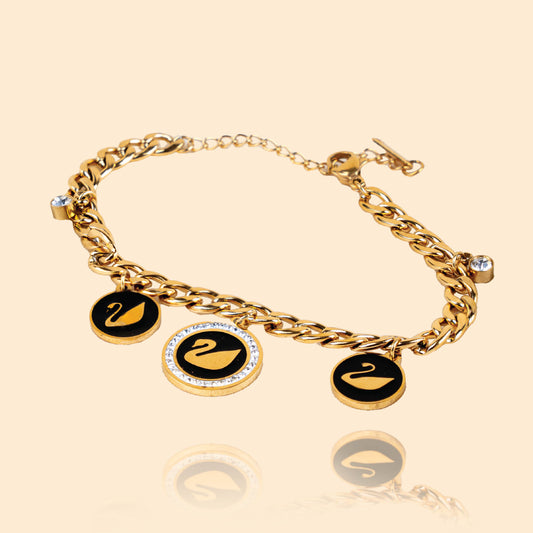 Golden Swan Bracelet