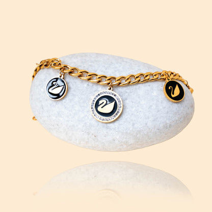 Golden Swan Bracelet