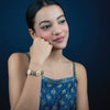 Butter Blush Kundan Bracelet