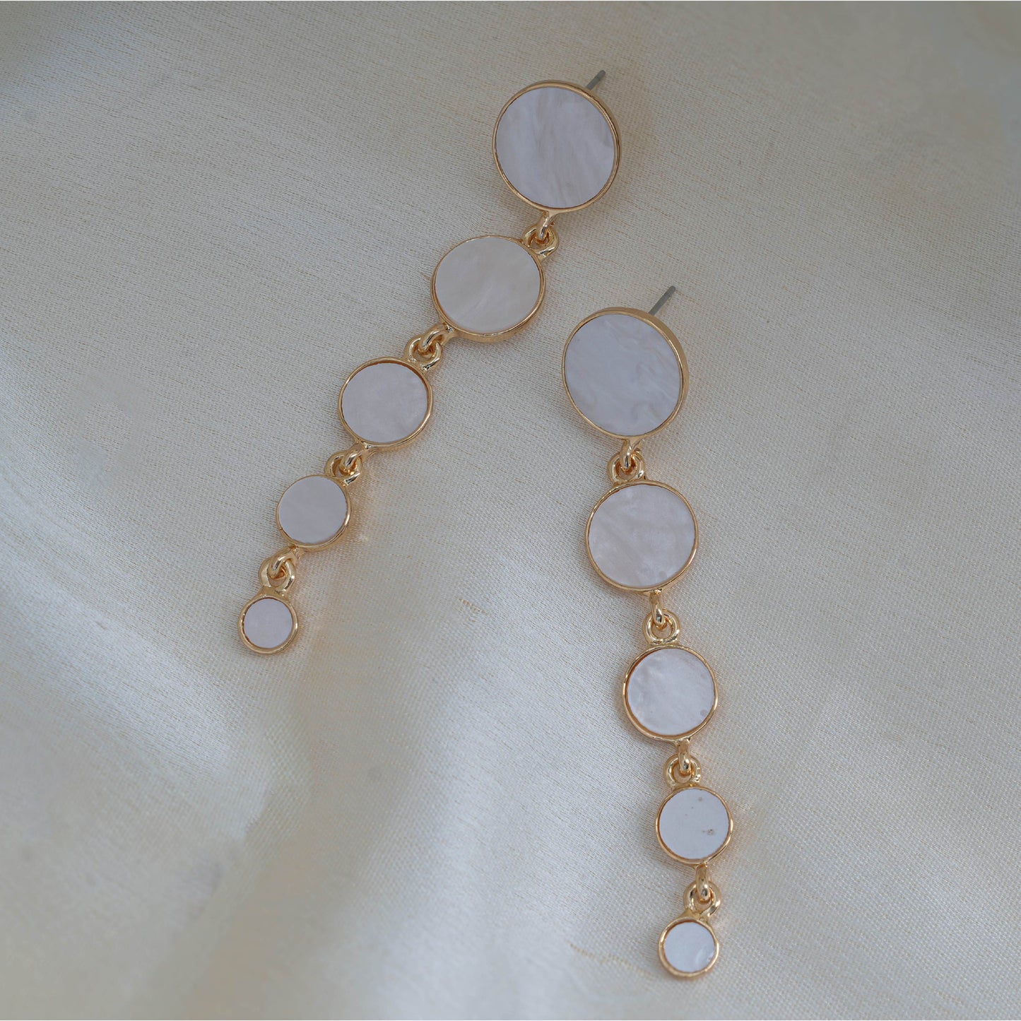 Mother-of-Pearl Cascading Earrings