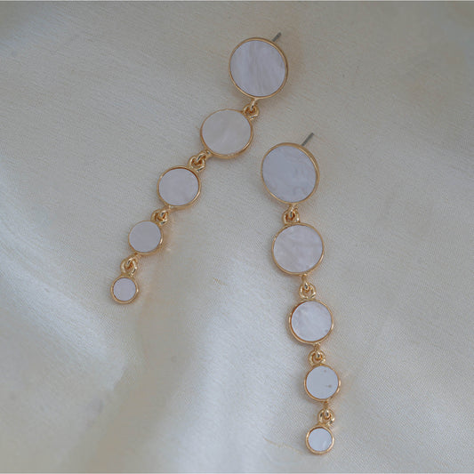 Mother-of-Pearl Cascading Earrings