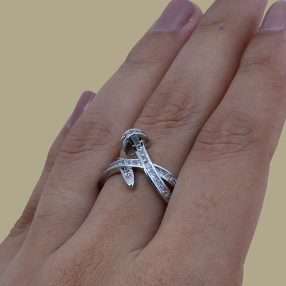 Crystal Infinity Crossover Ring