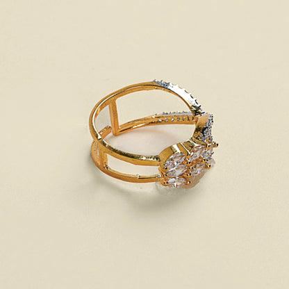 Modern Edge American Diamond Ring