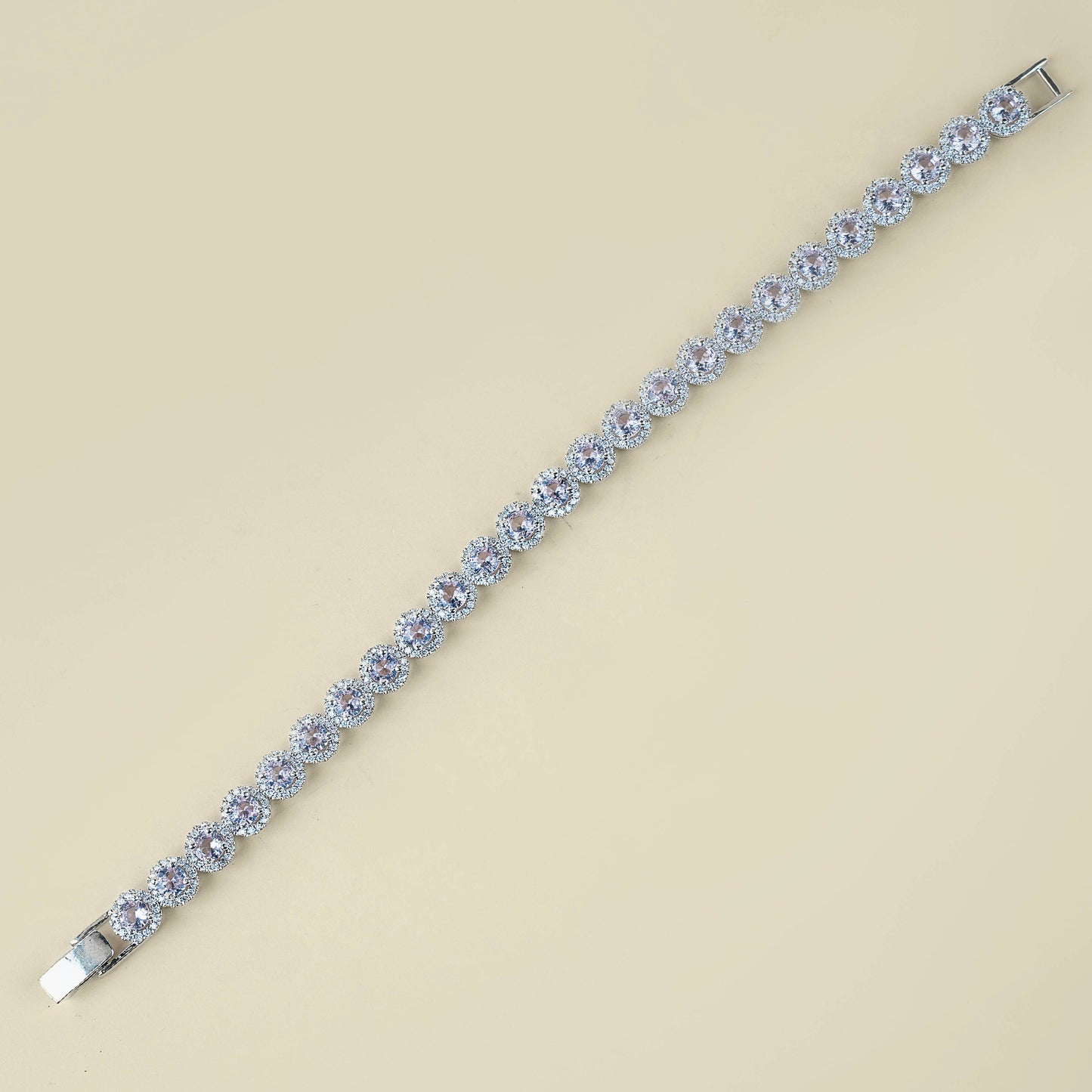 Sleek Chain American Diamond Bracelet