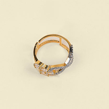 Modern Edge American Diamond Ring