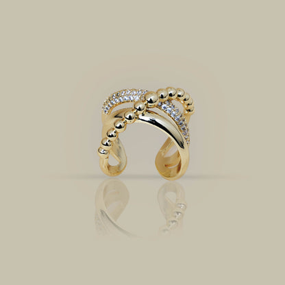 Layered Gold Stacking Ring