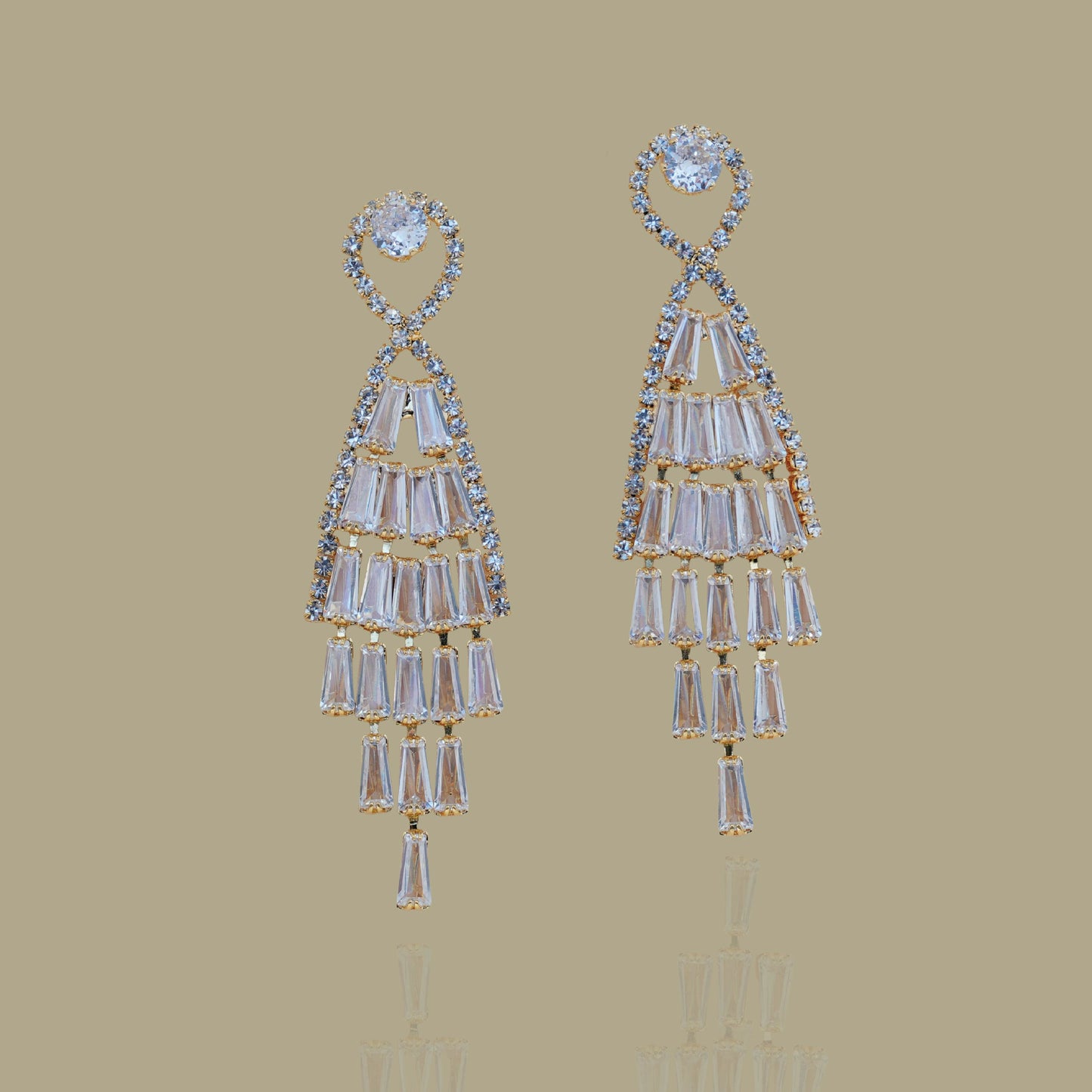 Crystal Chandelier Earrings