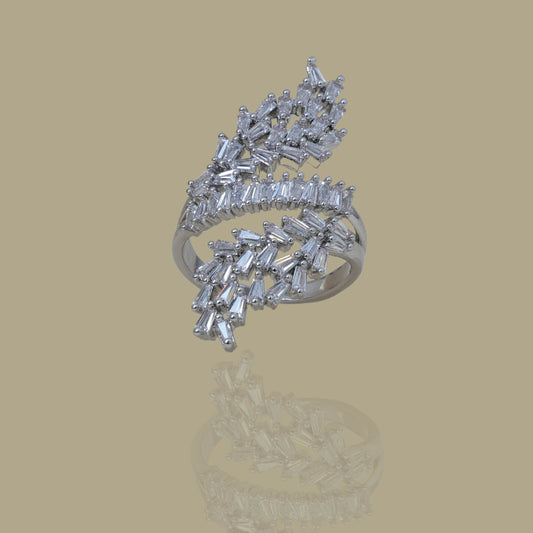 Flowing Feathers Ring