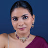 Subtle Scarlet Kundan Choker