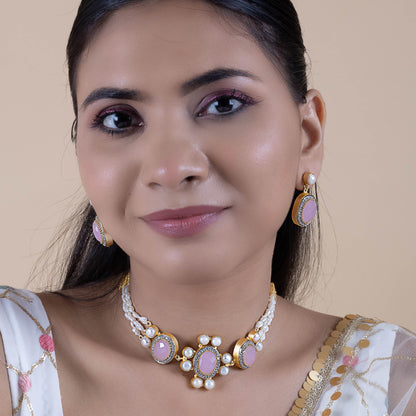 Pastel Serenity Pearl Necklace