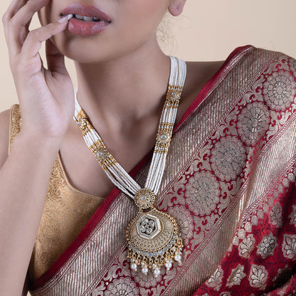 Pearl Perfection Kundan Pendant