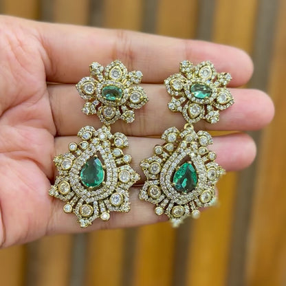 Victorian Double Line Necklace Set