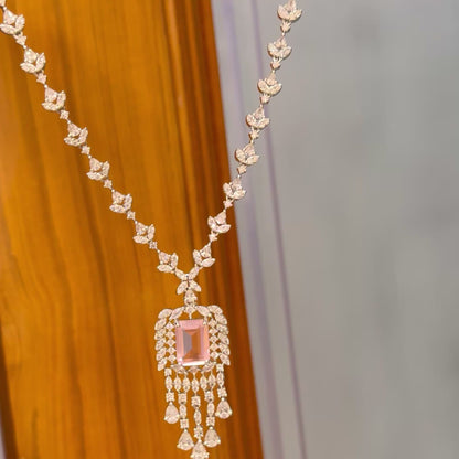 Refined Statement American Diamond Necklace