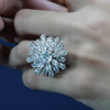 Opulent Bloom Cocktail Ring